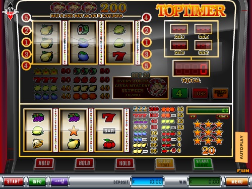 TopTimer gokkast met telefoon