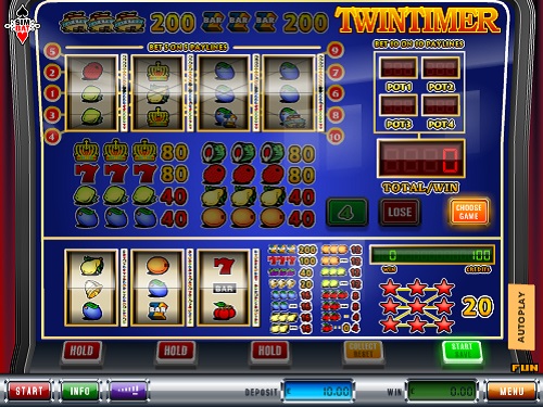 TwinTimer gokkast met telefoon